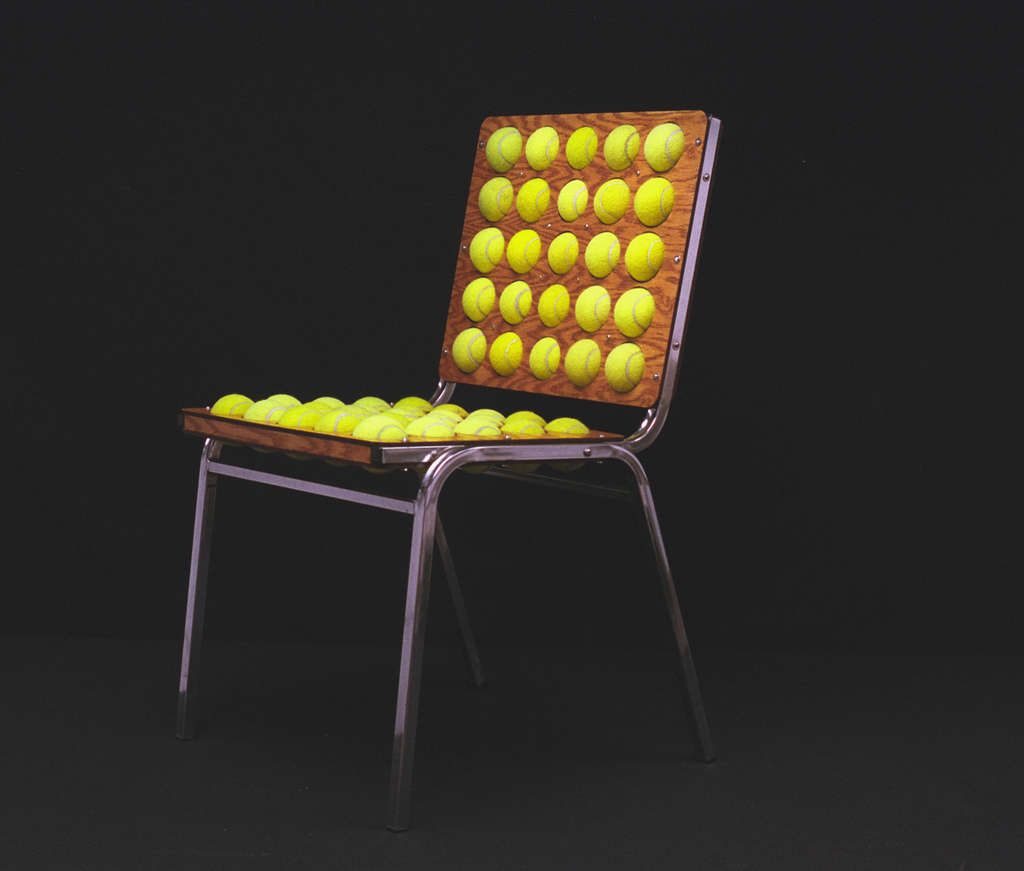 chaise balles de tennis fabriquer