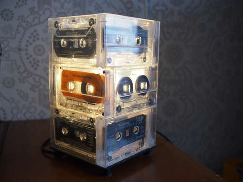 Lampe cassette audio