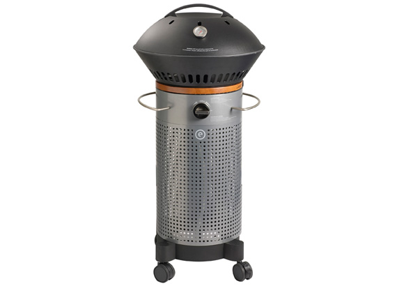 barbecue gaz cylindrique inox environnement