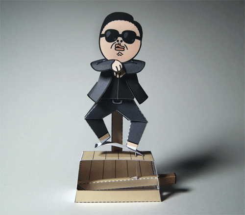 Gangnam style figurine