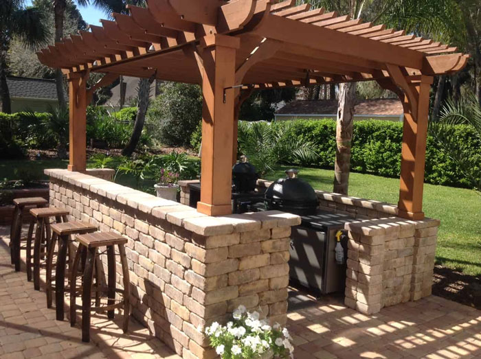 Pergola-cuisine-exterieure-d'ete