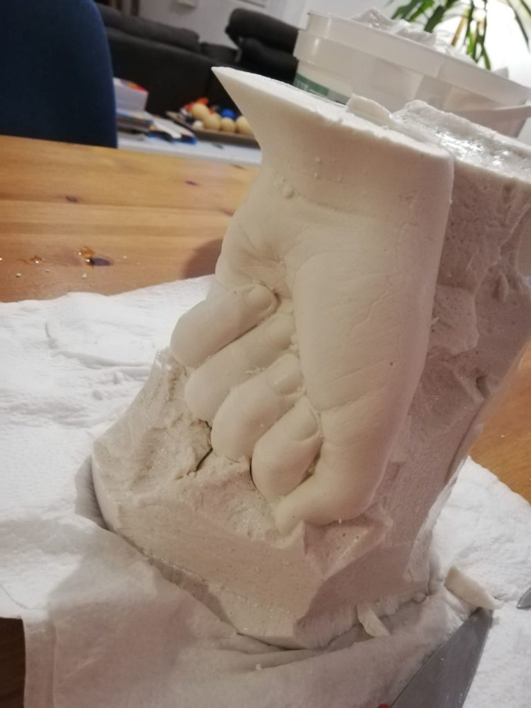 Tuto pour réaliser un moule d'alginate pour plâtre Main et pied de