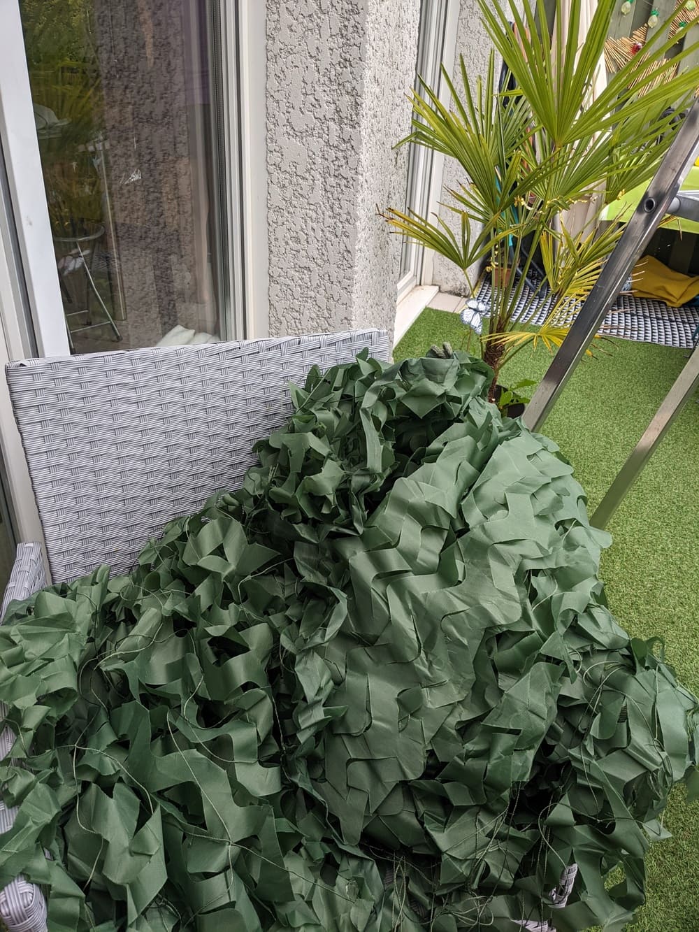 comment installer filet camouflage balcon