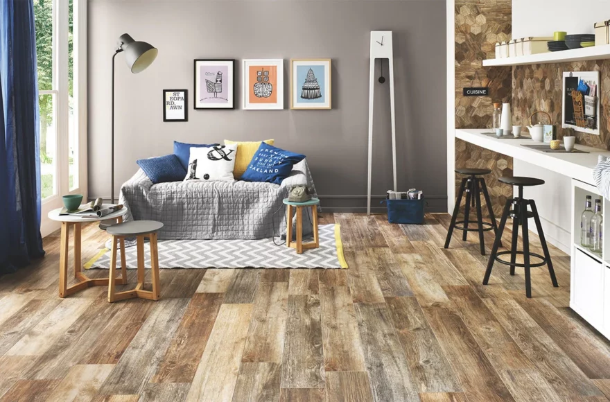 carrelage effet parquet