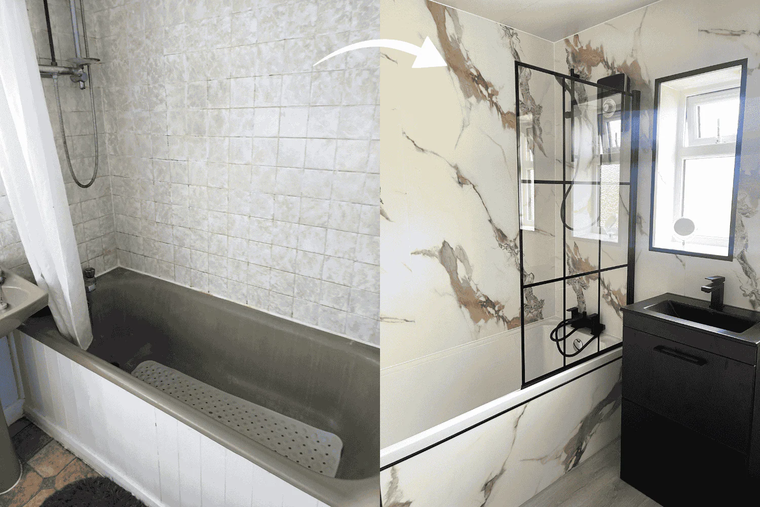 installer panneaux pvc dans salle de bains