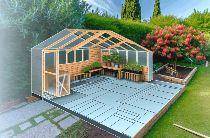Il a construit sa serre de jardin pour moins de 200 € — voici le plan