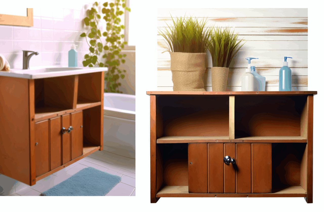 Comment fabriquer un meuble de salle de bain avec un vieux buffet
