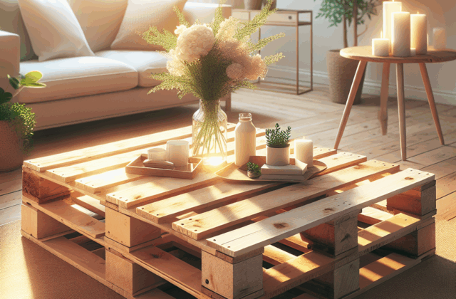 Ce bricoleur a transformé des palettes en table basse design — et voici comment faire