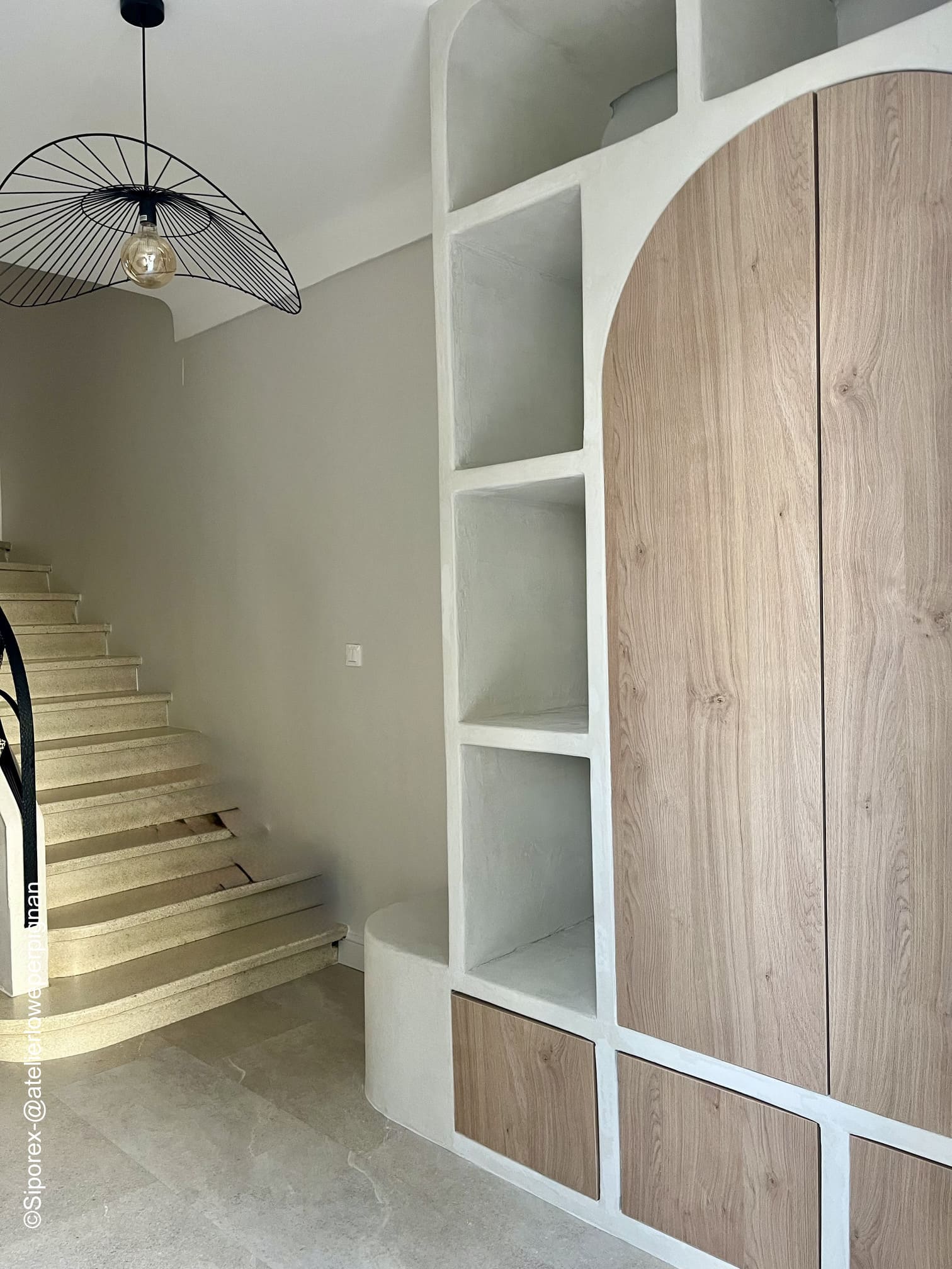 Fabriquer un meuble d’entrée en béton cellulaire