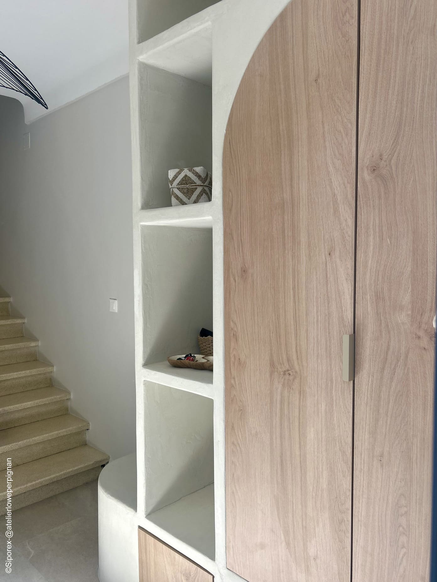 meuble d’entrée en siporex