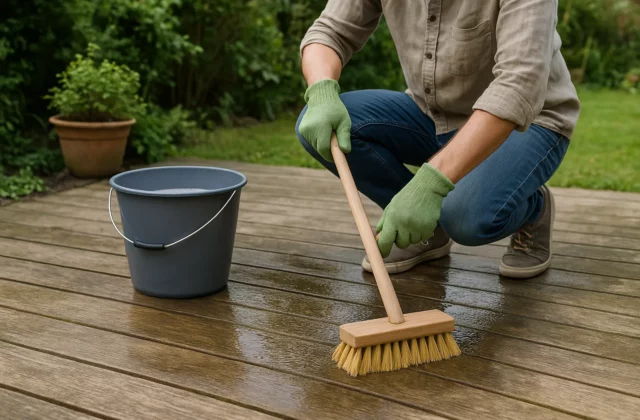 Cette méthode simple pour nettoyer une terrasse sans Karcher
