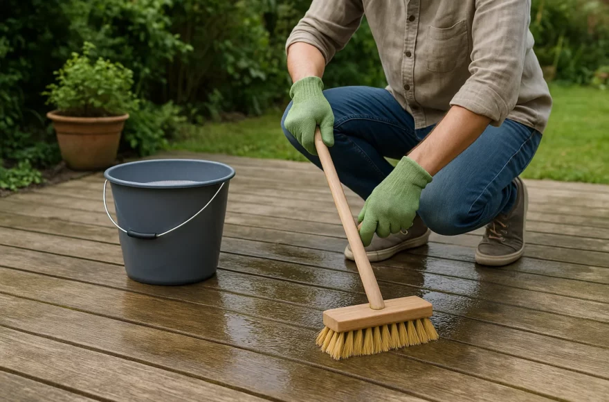 Cette méthode simple pour nettoyer une terrasse sans Karcher