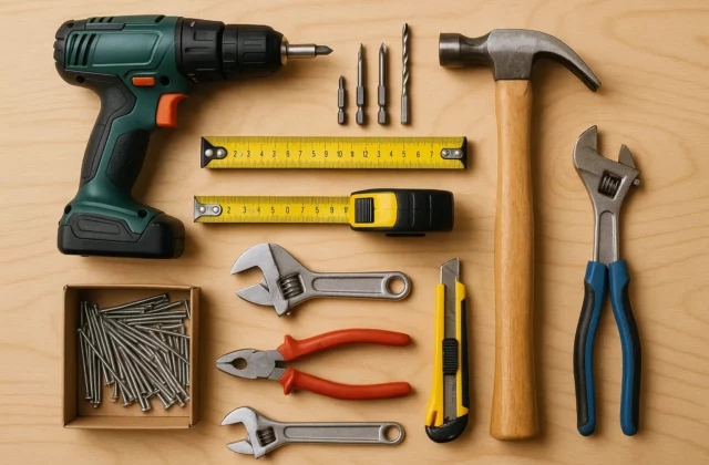 Les 10 outils indispensables pour bricoler en appartement