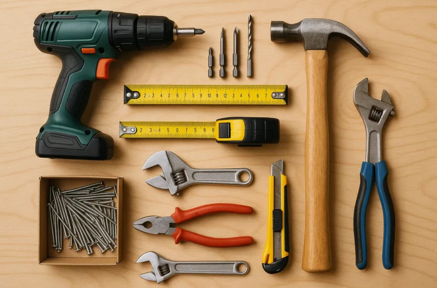 Les 10 outils indispensables pour bricoler en appartement