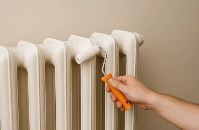 Comment repeindre un radiateur sans faire de coulures