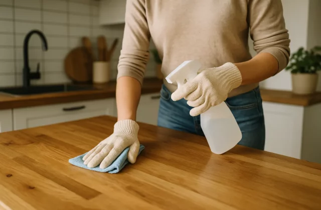 Comment bien entretenir un plan de travail en bois