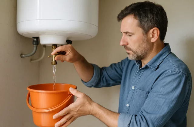 Pourquoi il faut vider ton chauffe-eau une fois par an