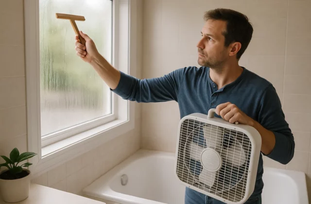 Comment éliminer l’humidité dans une salle de bain sans VMC
