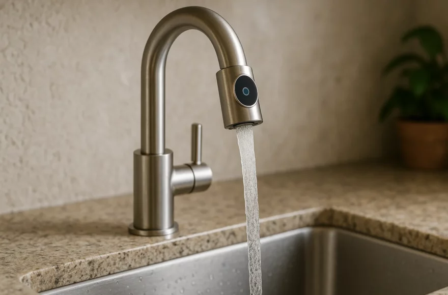 Ce robinet intelligent réduit la consommation d’eau de 30 %