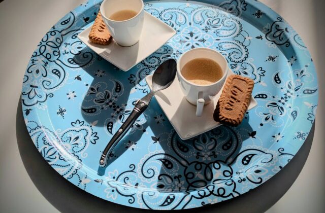 plateau apéro turquoise