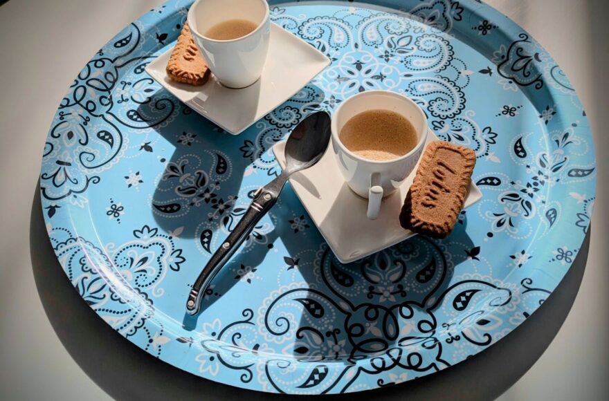 plateau apéro turquoise