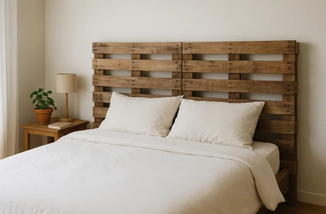 Comment fabriquer une tête de lit avec des palettes