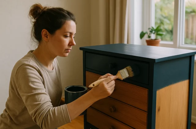 Comment repeindre un meuble sans poncer