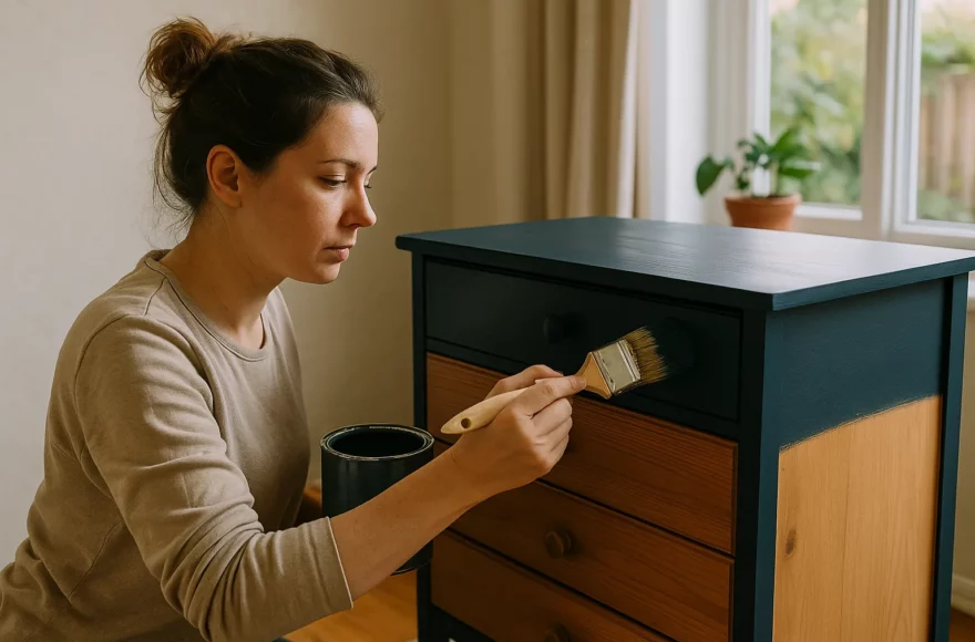 Comment repeindre un meuble sans poncer