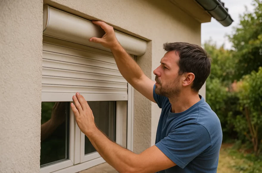 Comment réparer un volet roulant bloqué sans tout démonter
