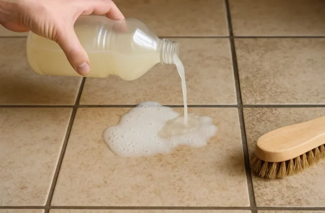 Ce produit naturel rend ton carrelage comme neuf sans frotter