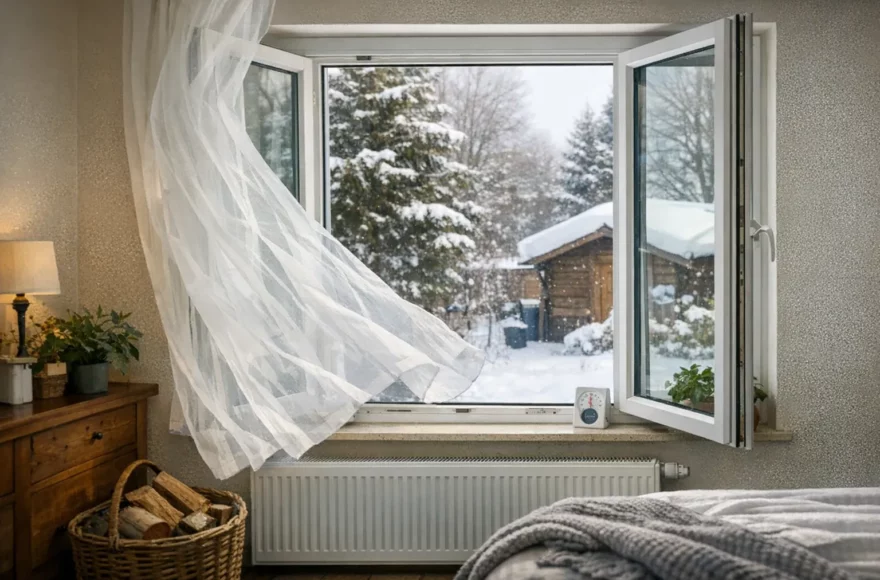 Pourquoi il faut aérer sa maison même en hiver