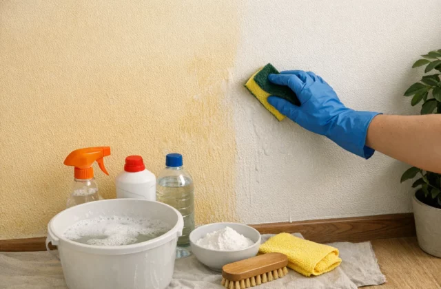 Comment nettoyer un mur jauni sans repeindre