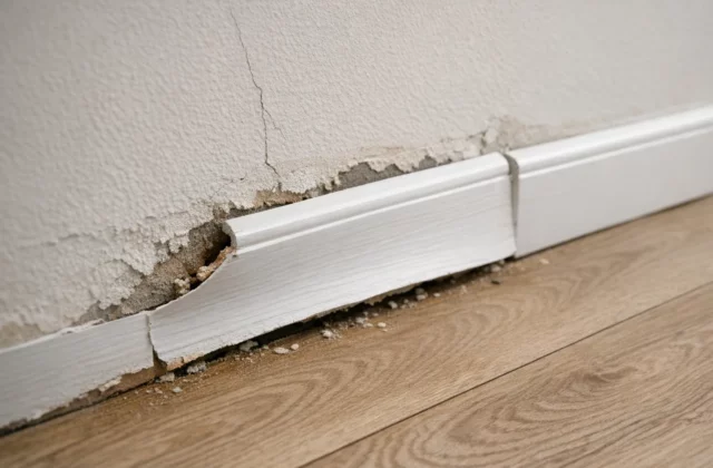 Pourquoi les plinthes se décollent au fil des saisons