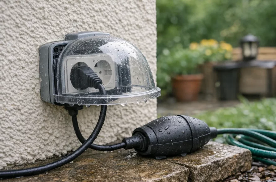 Comment protéger une prise extérieure de l’humidité