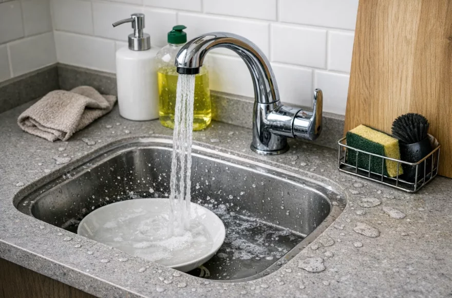 Comment éviter les éclaboussures autour de l’évier