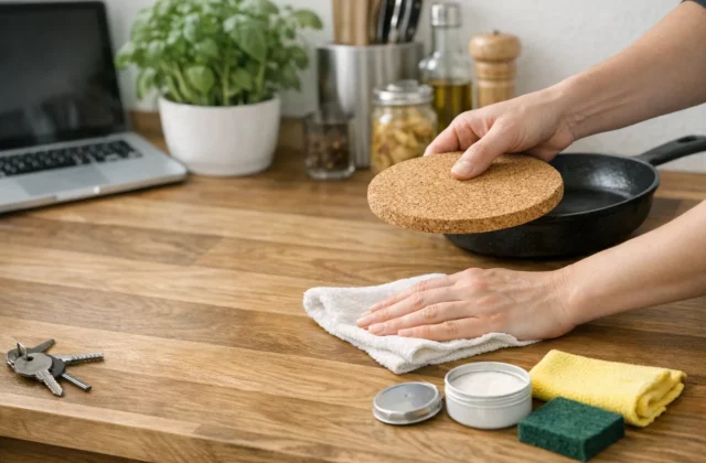 Comment éviter les rayures sur un plan de travail