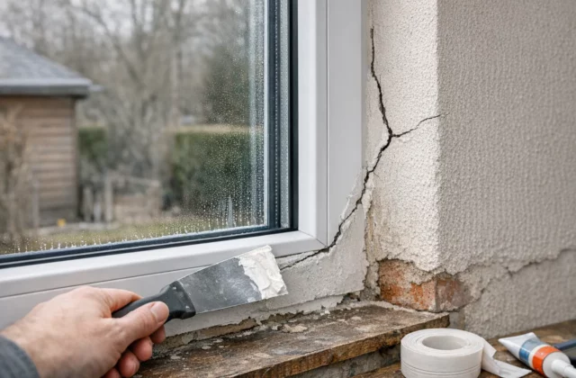 Comment éviter les fissures autour des fenêtres après l’hiver
