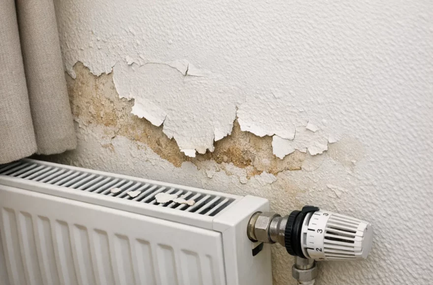 Pourquoi les murs s’écaillent près des radiateurs