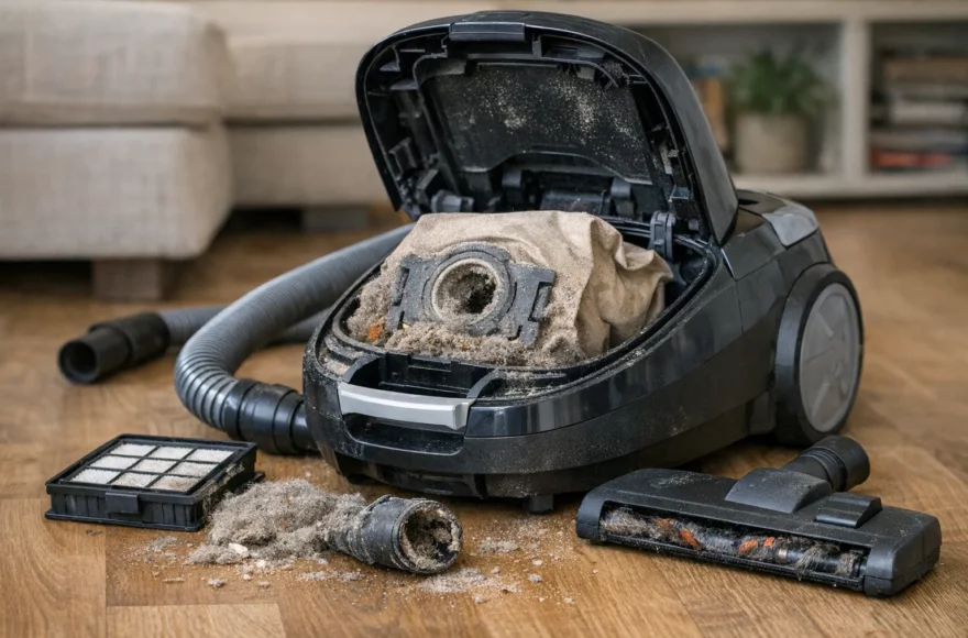 Pourquoi ton aspirateur perd de l’aspiration sans raison