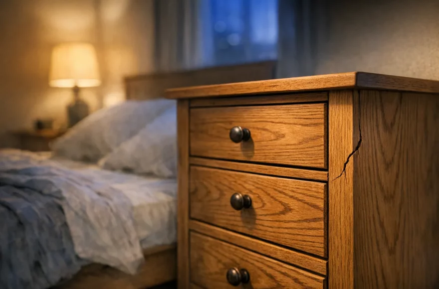 Pourquoi les meubles en bois craquent la nuit