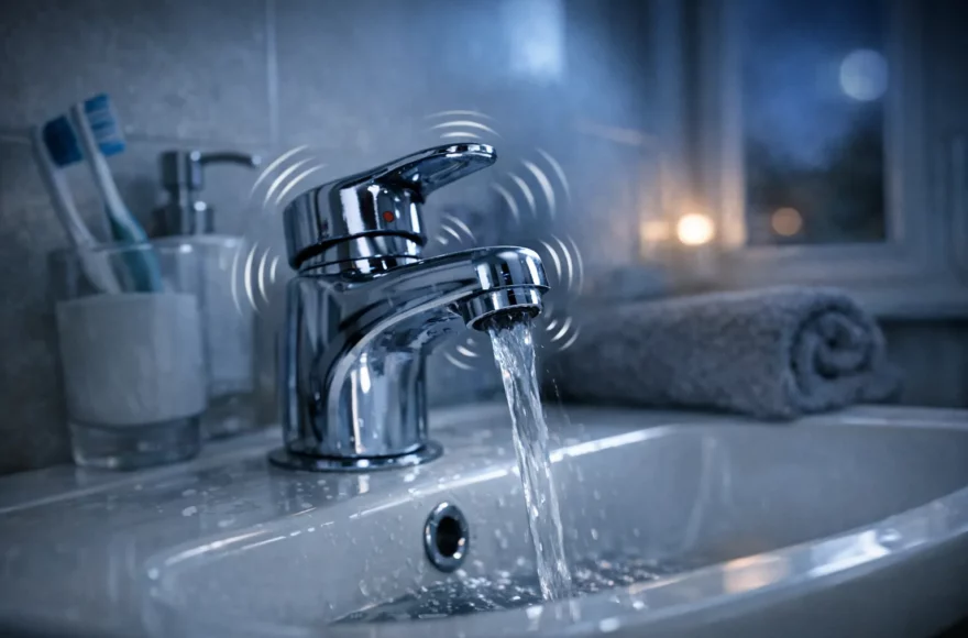 Pourquoi les robinets font du bruit la nuit