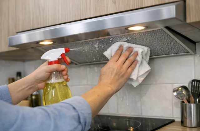 Comment nettoyer une hotte sans démonter le filtre