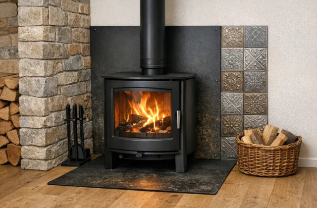 Comment protéger un mur derrière un poêle à bois