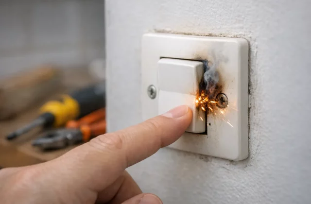 Pourquoi les interrupteurs crépitent parfois