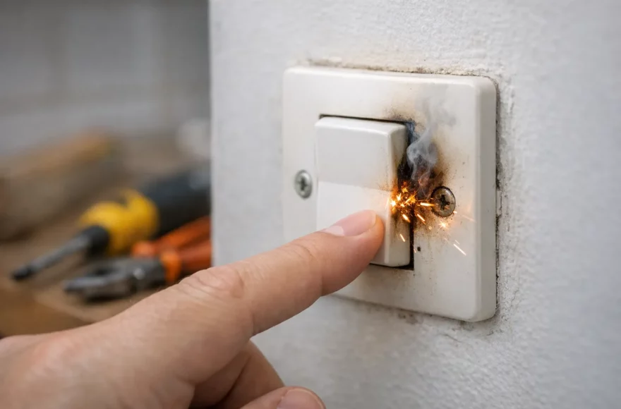 Pourquoi les interrupteurs crépitent parfois