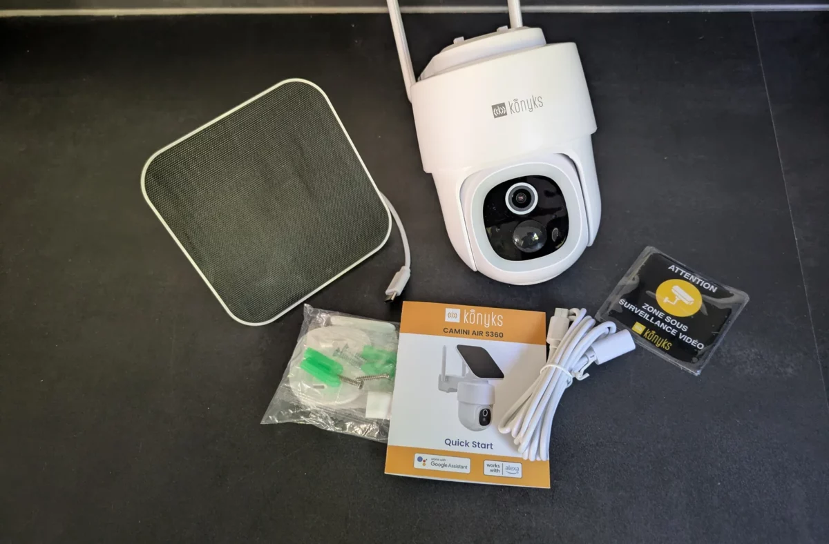 Les points clés de installation caméra extérieure solaire konyks camini air