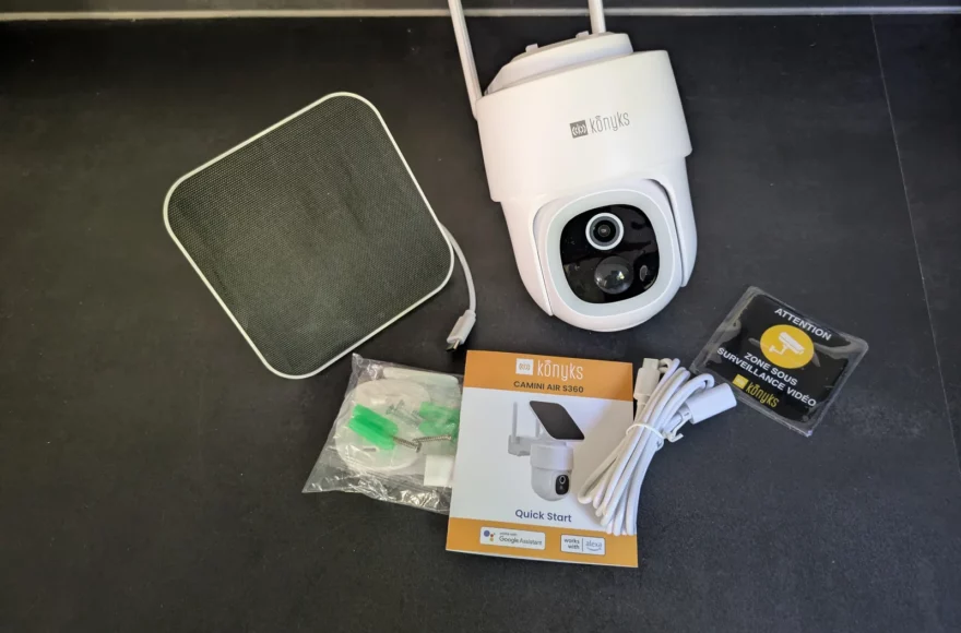 Les points clés de installation caméra extérieure solaire konyks camini air
