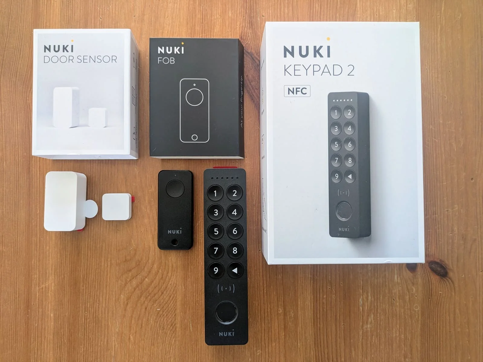 Vue rapprochée de nuki smart lock ultra