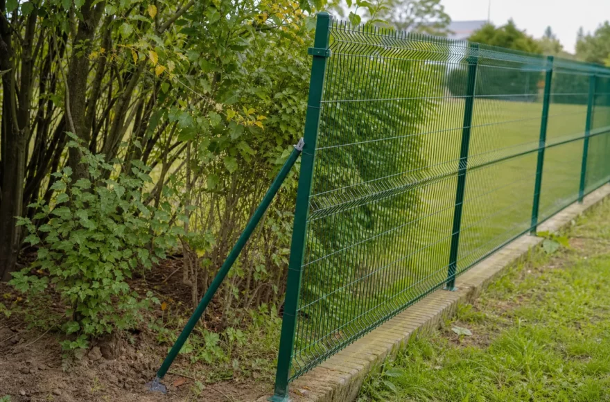 Comment redresser une clôture qui penche légèrement
