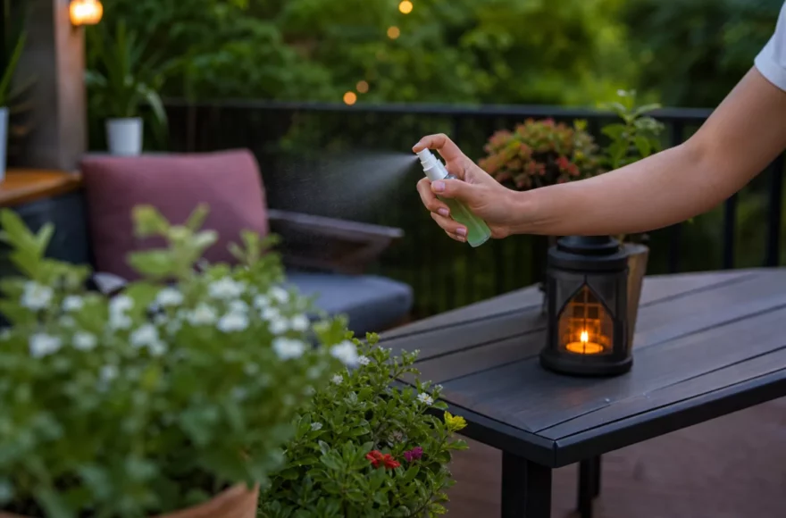 Pourquoi les moustiques semblent préférer certaines terrasses